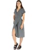 Janice Musselin Kleid Chadies in Hellgrau