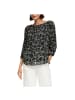 s.Oliver BLACK LABEL Langarmbluse in Schwarz
