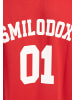 SMILODOX T-Shirt Rayk in Bordeaux