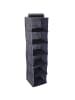 Storage Solutions Hängeorganizer mit 6 Fächern in Schwarz, 30 x 120 x 30 cm