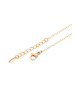 faina Women Chain Link Bracelet With Charms in Rose Gold