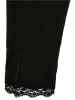 Urban Classics Urban Classics Damen Ladies Lace Hem Leggings in black