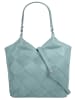 Samantha Look Shopper echt Leder in blau
