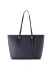 Lazarotti Bologna Leather XL Shopper Tasche Leder 35 cm in navy