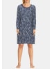 Götzburg Nachthemd Den Haag in blau-mittel-Allover