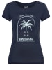 super.natural Merino T-Shirt W KING COCO TEE in blau