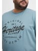 BLEND T-Shirt BHAbraham Big & Tall in Blau