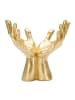 Mauro Ferretti Goldene Harzstatuette in Form von verschränkten Händen, 25 x 15 x 24 cm