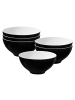 Seltmann Weiden 6er Set Schüsseln Life Fashion in ø 15,5 cm in Glamorous Black