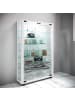 ebuy24 Vitrinenschrank LumoMini 5 Weiß 59 x 18 cm