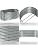 tectake Gartenbeet verzinkt 200x100x80 cm, 1257 Liter, wetterfest