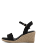 Tamaris Sandalette in schwarz