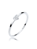 Elli DIAMONDS  Ring 925 Sterling Silber Herz, Verlobungsring in Silber