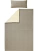 REDBEST Biber Wendebettwäsche in taupe