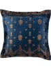 Bassetti Fein Satin Kuschelkissenbezug Gold Decor in blau