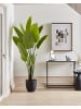 Beliani Kunstpflanze BANANA TREE in Grün/Schwarz - (W) 115 x (H) 187 x (L) 115 cm