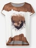 Heine Kurzarmshirt in braun