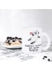 Mr. & Mrs. Panda Teetasse Panda Handball spielen mit Spruch in Transparent