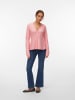 Vero Moda Strickjacke in Geranium Pink