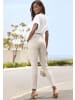 Vivance Jogger Pants in beige-rosa kariert