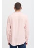BLEND Langarmhemd BHBOBBY Shirt stripe 20717860 modisches Langarmhemd in Leinenmix-Qualität in Rosa