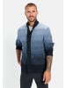 Camel Active Strickjacke mit verdecktem Reißverschluss in Nachtblau