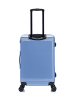 SWISS KOPPER Mittelgroßer Hartschalenkoffer GSTAAD in Blau (67L)