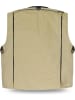 Normani Outdoor Sports Herren Outdoor-Weste Kajikia in Khaki/Schwarz