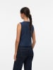 Vero Moda Asymetrisches Top in Navy Blazer