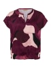 CULTURE Kurzarm-Bluse CUdana Relaxed fit in Winetasting Art