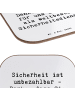 Mr. & Mrs. Panda Bierdeckel Spruch Weltbester Sicherheitsdienst ... in Weiß