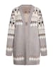 VIRITA Women Strickcardigan in Grau Mehrfarbig