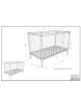 58 aufm Kessel BABYBETT Kara-lynn 124x84x65 aus Massivholz in Buche Anthrazit