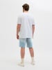 JACK & JONES PLUS Jeans-Shorts in Blue Denim