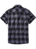 Brandit Hemd "Check Shirt Short Sleeve" in Schwarz