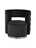 Kayoom Sessel Drehsessel Beverly in schwarz - gold