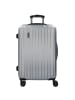 Bugatti Lima 2.0 4-Rollen Trolley 75 cm mit Doppelrollen silberfarben