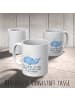 Mr. & Mrs. Panda Camping Tasse Wal Konfetti mit Spruch in Weiß