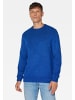 Mavi Jeans Weicher Strickpullover Stretch Rundhals Sweater Einfarbig in Blau