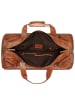 SID & VAIN Leder-Reisetasche Leder Weekender Unisex LINUS in braun