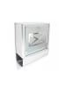 relaxdays Briefkasten in Silber/Grau - (B)35 x (H)40 x (T)14 cm