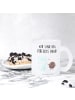 Mr. & Mrs. Panda Teetasse Glas Milch Keks mit Spruch in Transparent
