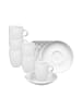 Seltmann Weiden 6er Set Espressotassen mit Untertassen VIP. in Weiß 90 ml