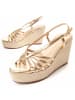 Montevita Sandalen Keilsandalen Wesparto5 Gold in Golden