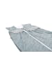 Kinderhaus Blaubär Sommer Schlafsack Anni light white leaves TOP in Grey