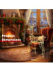 COSTWAY 186cm LED Rentier Weihnachtsdeko in Weiß