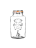 Kilner KILNER | Getränkespender, ROUND, klar, 8 L