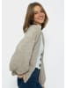 SASSYCLASSY Oversize Strick-Cardigan in beige