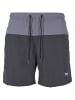 Urban Classics Urban Classics Herren Block Swim Shorts in blackbird/asphalt