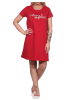 NORMANN Kurzarm Nachthemd - 74865 in rot
